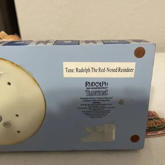 Jim Shore Traditions Rudolph the Red Nosed Reindeer Musical